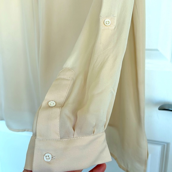 JOIE Creamy Blush silk blouse - Picture 4 of 4